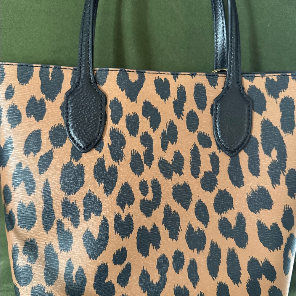 Kate Spade Animal Print Tote - Black and Tan - Picture 2 of 15